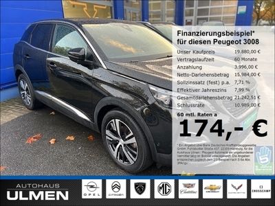 gebraucht Peugeot 3008 Allure GT-Line PureTech 130 EU6d Navi Sitzheizung Parklenkassistent