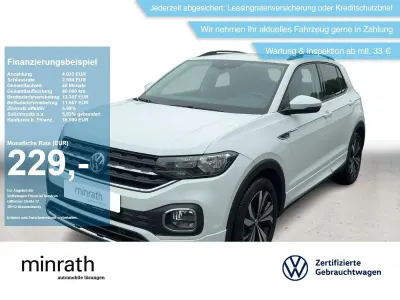 Gebraucht VW T-Cross R-line 95 PS (69 kW) 2020 Weiß SUV
