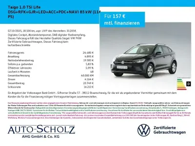 Gebraucht VW Taigo Life 116 PS (85 kW) 2025 Schwarz SUV