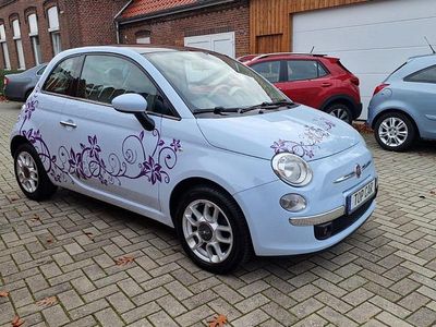 Gebraucht Fiat 500 Lounge 69 PS (50 kW) 2009 Blau Cabrio