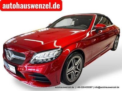 Gebraucht Mercedes C200 AMG line 184 PS (135 kW) 2018 Rot Cabrio