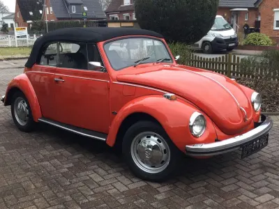 Używany VW Käfer 50 KM (36 kW) 1971 Czerwony Kabriolet