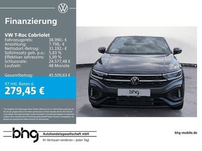 Neu VW T-Roc Cabriolet R-line 150 PS (110 kW) 2025 Grau Cabrio
