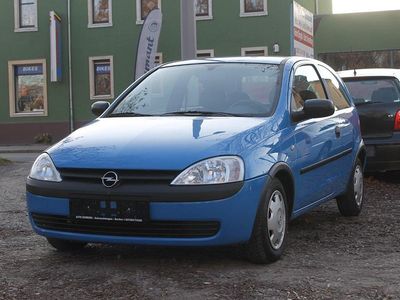 Blau Gebraucht 2002 Opel Corsa Kleinwagen | 999 € (Fairer Preis)