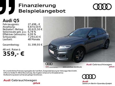 Gebraucht Audi Q5 S-Line 190 PS (139 kW) 2018 Grau SUV
