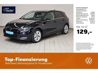 Gebraucht VW Golf VIII Style 150 PS (110 kW) 2023 Schwarz Limousine