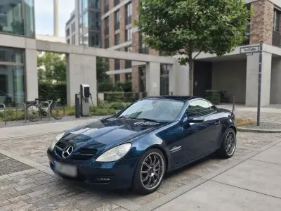 Gebraucht Mercedes SLK350 272 PS (200 kW) 2005 Blau Cabrio