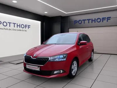 Brugt Skoda Fabia Style 95 HK (69 kW) 2019 Rød Hatchback