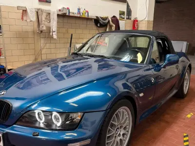 Brugt BMW Z3 118 HK (86 kW) 2001 Blå Cabriolet