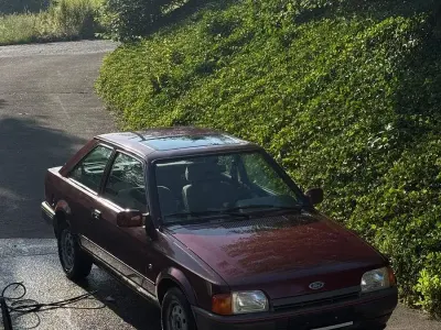 Gebraucht Ford Escort 73 PS (53 kW) 1990 Rot Kleinwagen