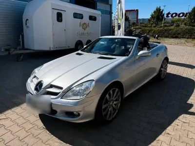 Gebraucht Mercedes SLK200 75 PS (55 kW) 2008 Silber Cabrio