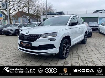 Gebraucht Skoda Karoq SportLine 150 PS (110 kW) 2021 Moonweiß perleffekt SUV