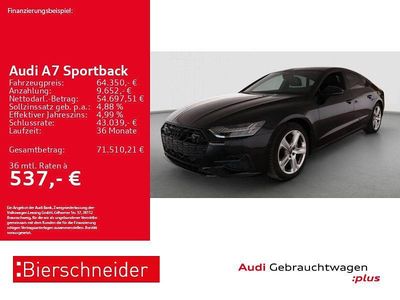 Schwarz Gebraucht 2025 Audi A7 Ambiente Limousine | 64.350 € (Fairer Preis)