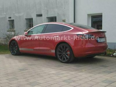 gebraucht Tesla Model 3 Performance -innen weiß! Dunkle Scheiben