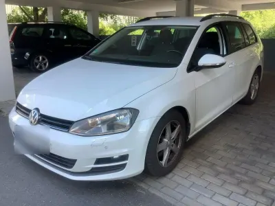 Gebraucht VW Golf VII Comfortline 105 PS (77 kW) 2014 Weiß Kombi