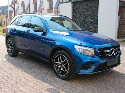 Usata Mercedes GLC250 AMG line 204 CV (150 kW) 2018 Blu SUV