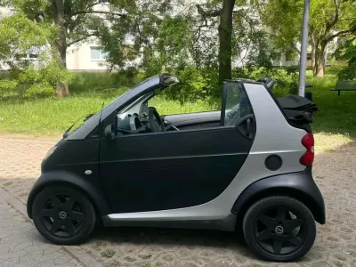 Begagnad Smart ForTwo Cabrio 54 HK (39 kW) 2002 Svart Cab