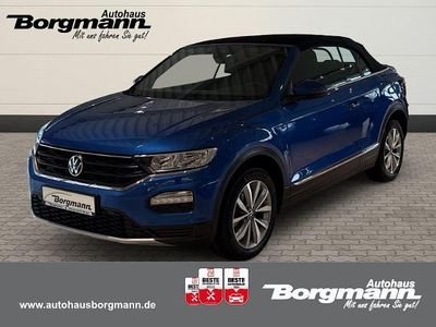 Gebraucht VW T-Roc Cabriolet Style 110 PS (80 kW) 2021 Blau Cabrio