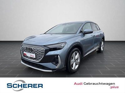 Gebraucht Audi Q4 e-tron Ambiente 150 kW (204 PS) 2022 Geysirblau metallic (metallic) SUV