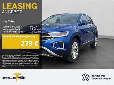 Gebraucht VW T-Roc Style 150 PS (110 kW) 2024 Blau SUV