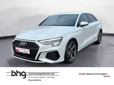Gletscherweiß metallic Gebraucht 2023 Audi A3 Sportback e-tron S-Line Kleinwagen | 24.830 € (Guter Preis)