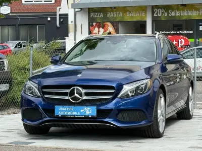 Gebraucht Mercedes C250 204 PS (150 kW) 2015 Blau Kombi