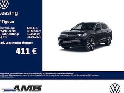Neu VW Tiguan Elegance 150 PS (110 kW) 2025 Schwarz SUV