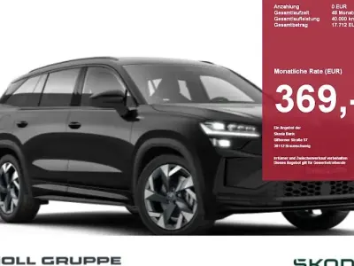 Neu Skoda Kodiaq SportLine 204 PS (150 kW) 2026 Schwarz SUV
