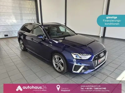 Używany Audi A4 S-Line 204 KM (150 kW) 2022 Niebieski Kombi