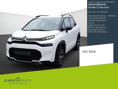 Gebraucht Citroën C3 Aircross Shine 110 PS (80 kW) 2023 Weiß SUV