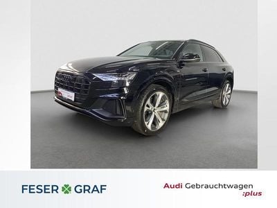 Mythosschwarz metallic Gebraucht 2022 Audi Q8 Ambiente SUV | 65.980 € (Teuer)