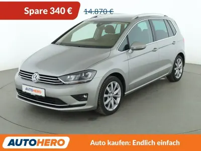 Gebraucht VW Golf Sportsvan Highline 125 PS (91 kW) 2017 Tungsten silver Van / Kleinbus