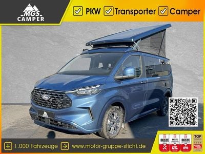 Chrome blue metallic Neu 2025 Ford Tourneo Custom Nugget Van | 57.990 € (Superpreis)
