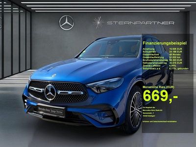 Gebraucht Mercedes GLC300 AMG 269 PS (197 kW) 2024 Metalliclack spektralblau SUV