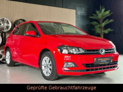 Gebraucht VW Polo Highline 95 PS (69 kW) 2018 Rot Kleinwagen