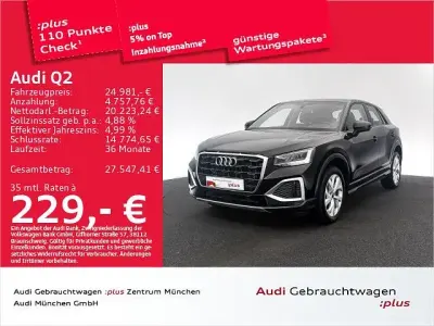 Używany Audi Q2 Advanced 150 KM (110 kW) 2023 Czarny SUV