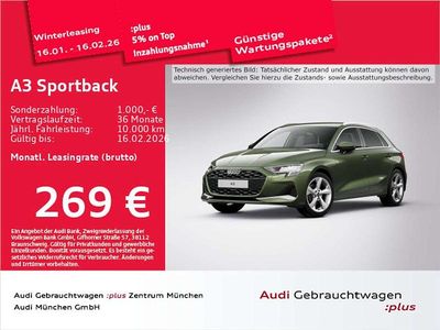 Grün Gebraucht 2025 Audi A3 Advanced Limousine | 32.246 € (Guter Preis)