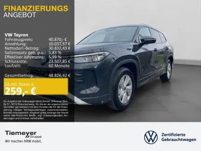 Ny VW Tayron Life 150 HK (110 kW) 2026 Grå SUV