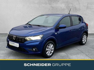 Blau Gebraucht 2021 Dacia Sandero Comfort Kleinwagen | 13.890 € (Fairer Preis)
