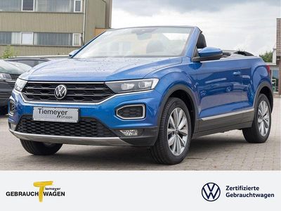 Blau Gebraucht 2021 VW T-Roc Style SUV | 17.480 € (Guter Preis)