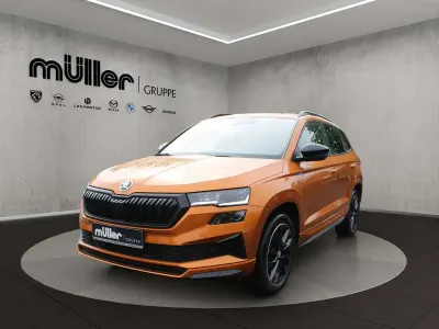 Gebraucht Skoda Karoq SportLine 150 PS (110 kW) 2022 Orange SUV