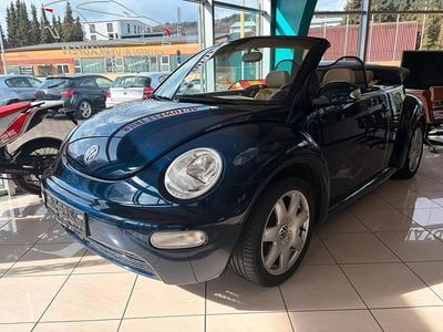 Gebraucht VW New Beetle Cabriolet 115 PS (84 kW) 2004 Blau Cabrio