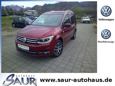 Gebraucht VW Caddy Highline 131 PS (96 kW) 2019 Rot Van / Kleinbus
