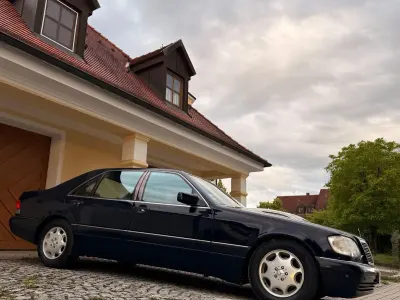 Gebraucht Mercedes S500L 320 PS (235 kW) 1995 Blau Limousine