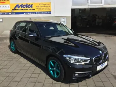 Gebraucht BMW 116 Advantage 109 PS (80 kW) 2017 Black sapphire metallic Kleinwagen