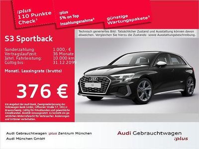 Schwarz Gebraucht 2024 Audi S3 Sport Limousine | 35.741 € (Superpreis)