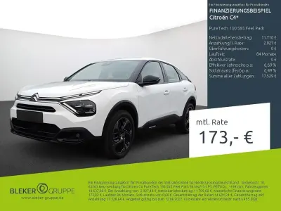Gebraucht Citroën C4 Feel 131 PS (96 kW) 2023 Weiß Limousine