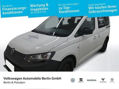 Gebraucht VW Caddy Basis 102 PS (75 kW) 2022 Weiß Van / Kleinbus