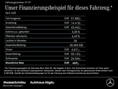 Gebraucht Mercedes GLC220 AMG 197 PS (144 kW) 2025 Weiß SUV