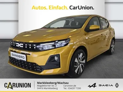 Ny Dacia Sandero Expression 101 HK (74 kW) 2026 Gul Sedan